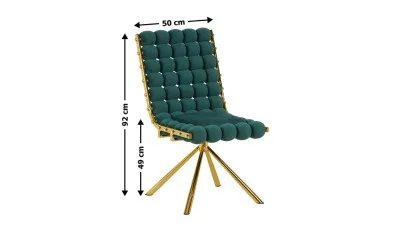 Scaun Living Tapițat KJC5403 Verde