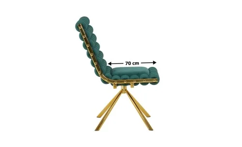 Scaun Living Tapițat KJC5403 Verde