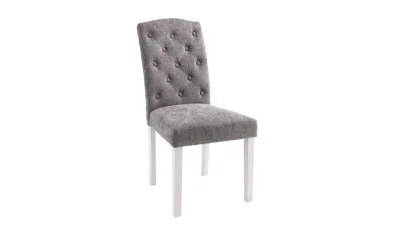 Scaun Living KJCLM056 Gri/Alb