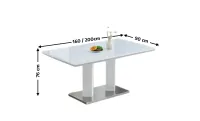 Masa Living Extensibila  Alb KJT381 1