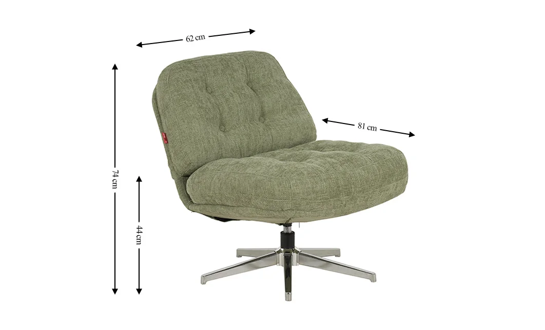 Scaun Rotativ LCM0101AS Verde 1