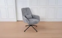 Scaun Living Rotativ LCM0102AS Gri