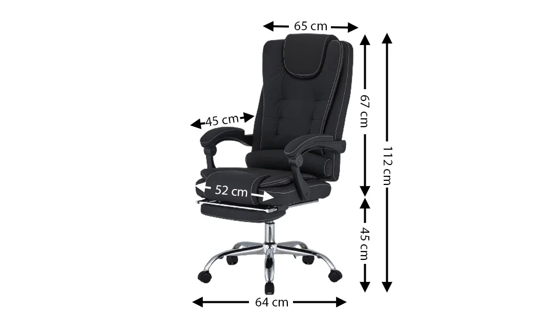 Scaun Birou OC048 Negru 1