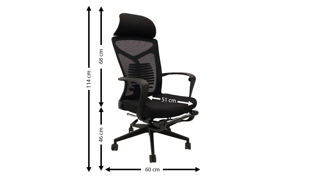Scaun Birou OC097 Negru 1