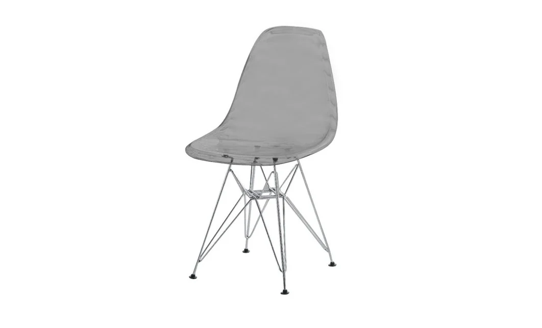 Scaun PP712 Plastic Transparent-Gri 2