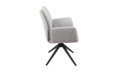 Scaun Living Rotativ KJC77 Gri Deschis