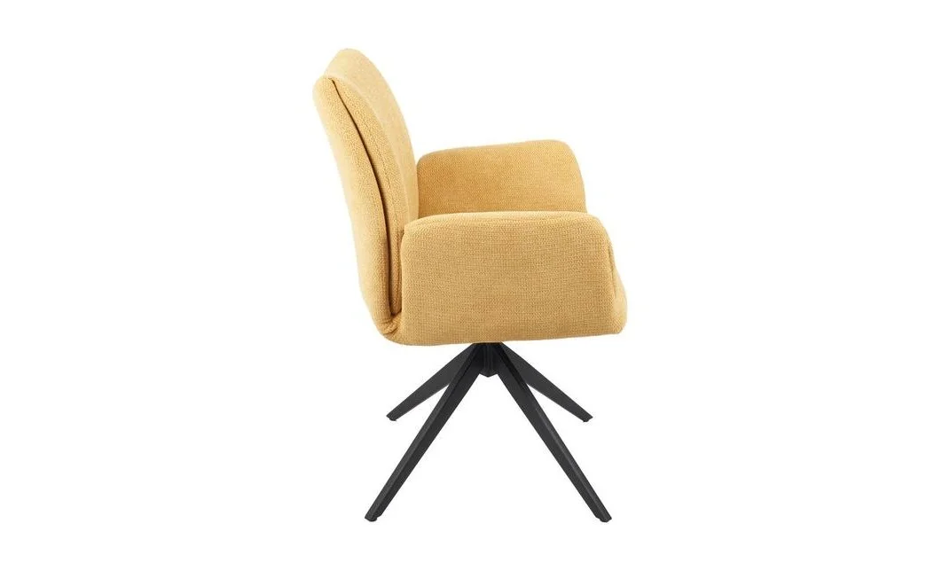 Scaun Living Rotativ KJC77 Galben 4