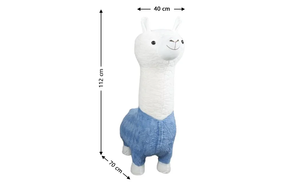 Taburet Alpaca  KJP4336, Albastru 1