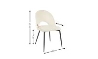 Scaun Living XJ0723 Bej 1