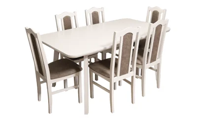 Set Masă Living Oslo 8 cu 6 Scaune Bos II