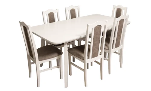 Set Masă Living Oslo 8 cu 6 Scaune Bos II