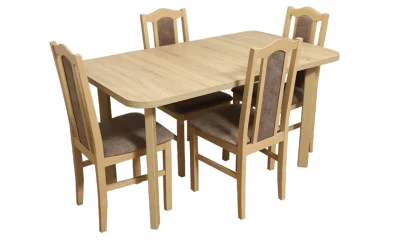 Set Masă Living Wenus 2P cu 4 Scaune Boss II