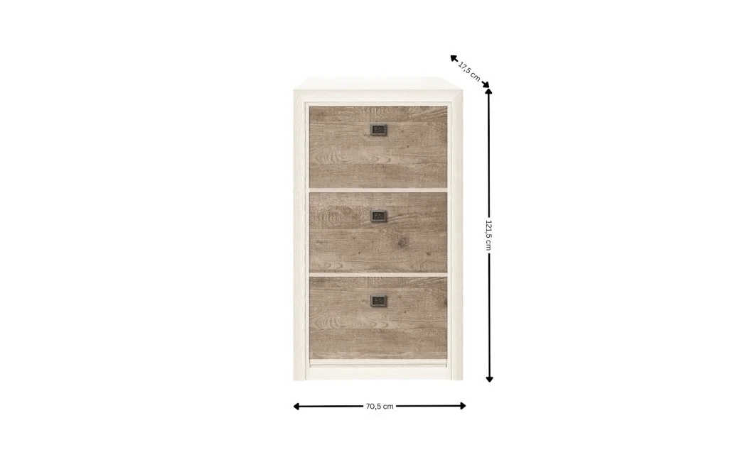 Cuier Modular Hol Koen 2 Alb/Sonoma 5