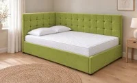 Pat Tapițat de Colț Claudia 180x200, Fresh 12, Verde Olive