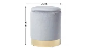 Taburet KJP265, Gri