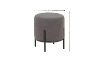 Taburet KJP028, Gri 2