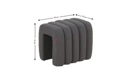 Taburet KJP4177 Gri
