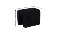 Taburet KJP4177 Negru