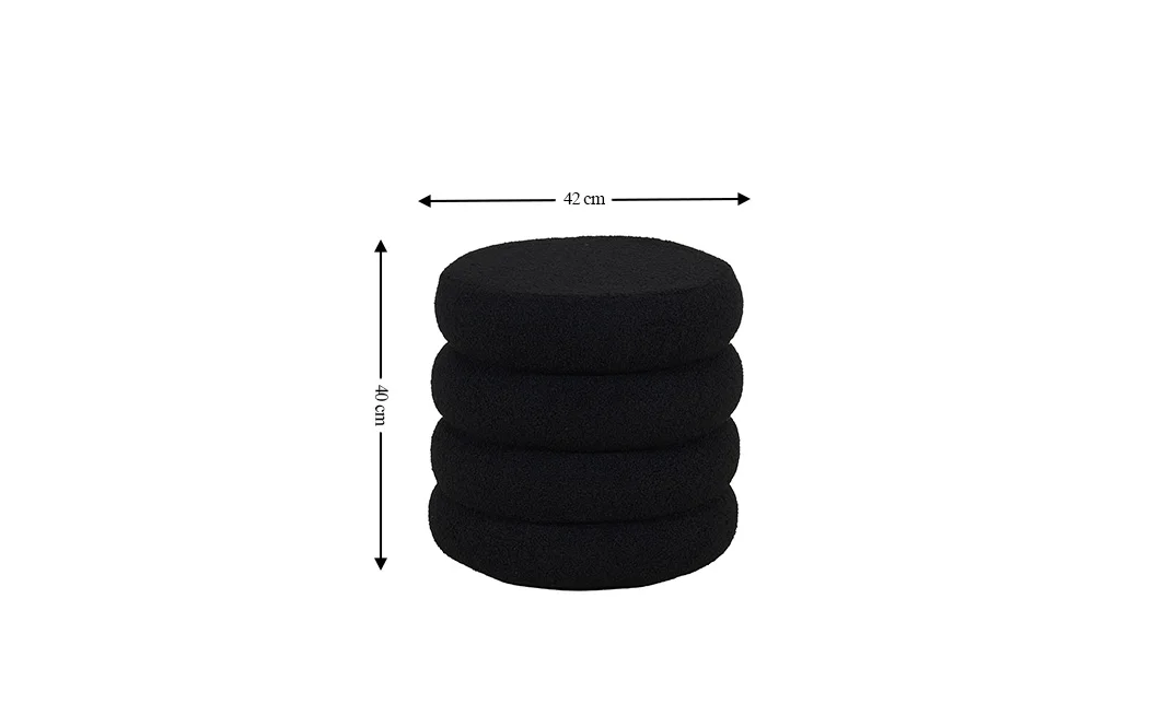 Taburet KJP5590 Negru 1