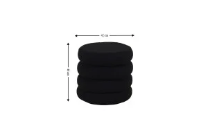 Taburet KJP5590 Negru