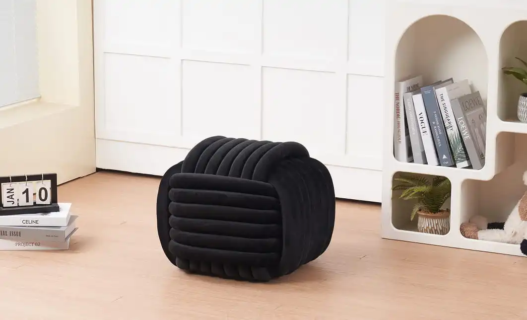 Taburet P030, Negru